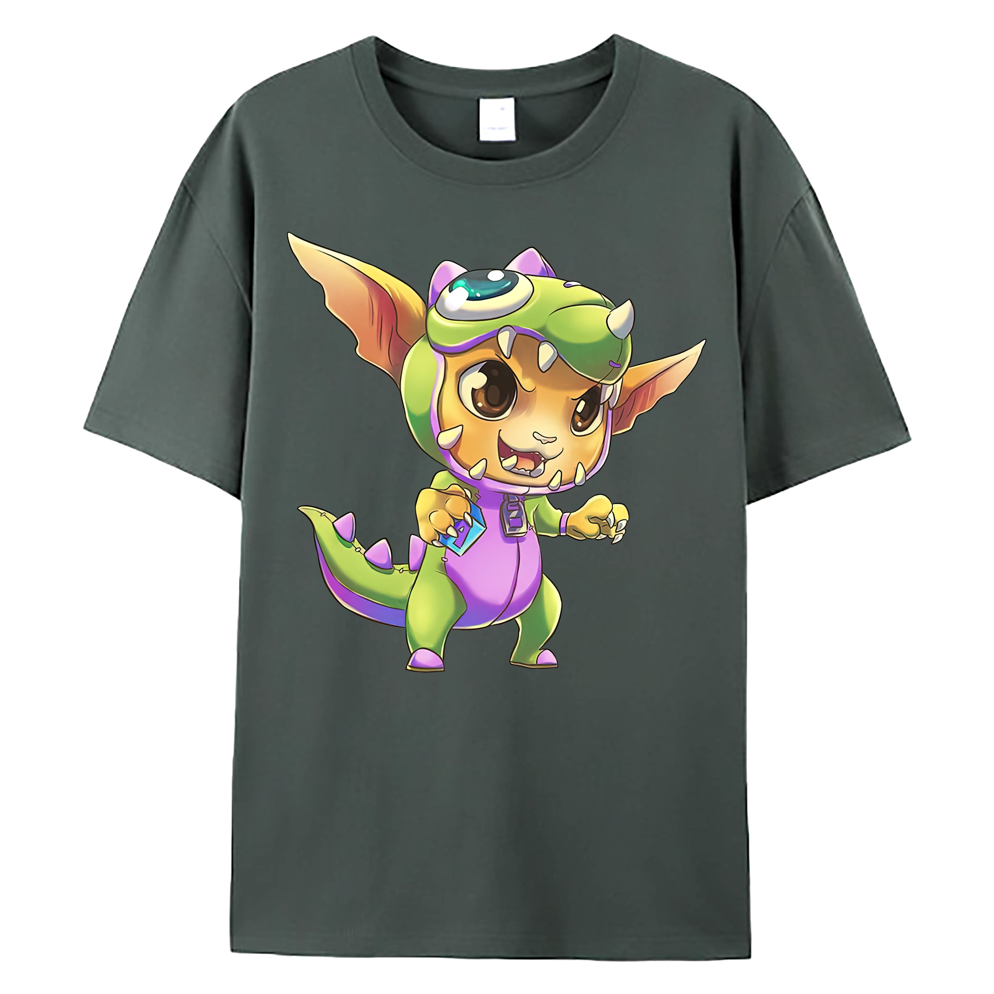 （画像用） リーグ・オブ・レジェンド League of Legends LOL 綿100％ メンズ半袖Tシャツ｜肌触りやわらか＆通気性